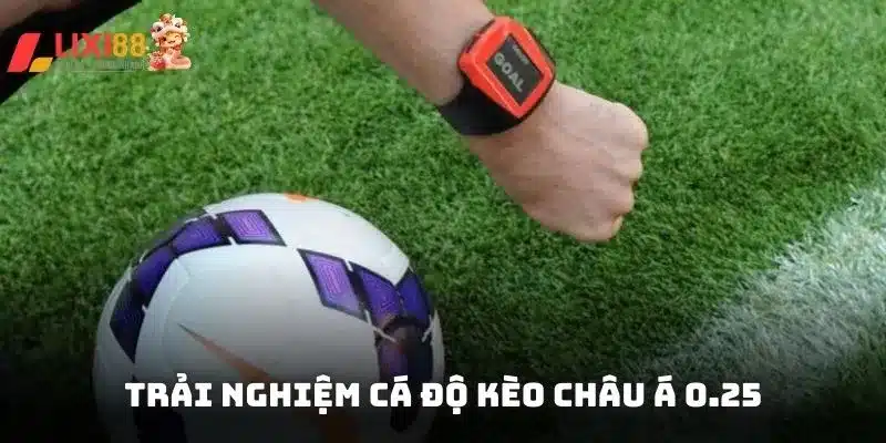 Trải nghiệm cá độ kèo châu Á 0.25 với rủi ro cực thấp tại Lixi88